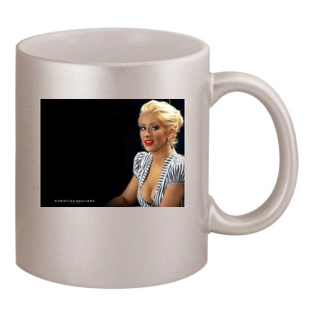 Christina Aguilera 11oz Metallic Silver Mug