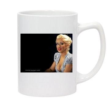 Christina Aguilera 14oz White Statesman Mug