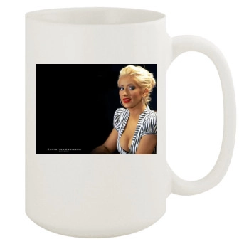 Christina Aguilera 15oz White Mug