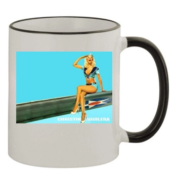 Christina Aguilera 11oz Colored Rim & Handle Mug