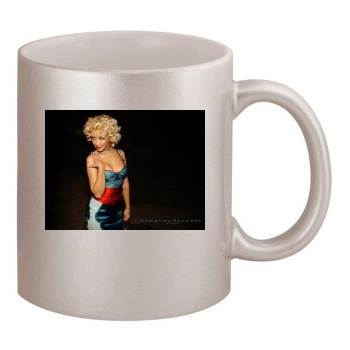 Christina Aguilera 11oz Metallic Silver Mug