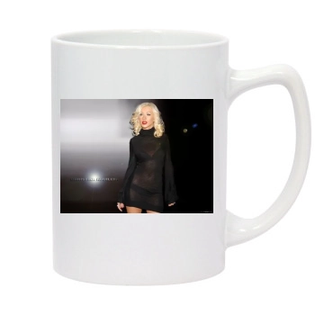 Christina Aguilera 14oz White Statesman Mug