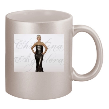 Christina Aguilera 11oz Metallic Silver Mug