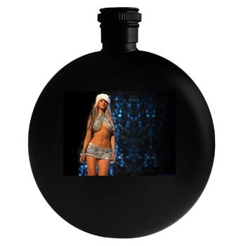 Christina Aguilera Round Flask