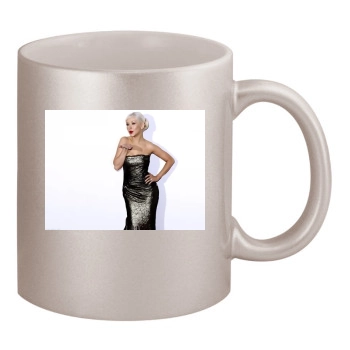 Christina Aguilera 11oz Metallic Silver Mug