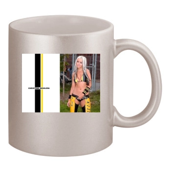 Christina Aguilera 11oz Metallic Silver Mug