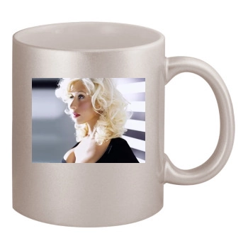 Christina Aguilera 11oz Metallic Silver Mug