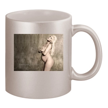 Christina Aguilera 11oz Metallic Silver Mug