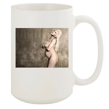 Christina Aguilera 15oz White Mug