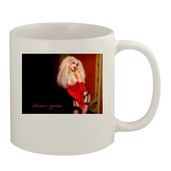 Christina Aguilera 11oz White Mug