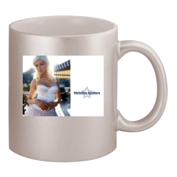 Christina Aguilera 11oz Metallic Silver Mug