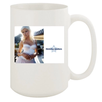 Christina Aguilera 15oz White Mug