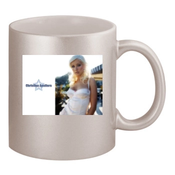 Christina Aguilera 11oz Metallic Silver Mug