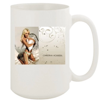 Christina Aguilera 15oz White Mug