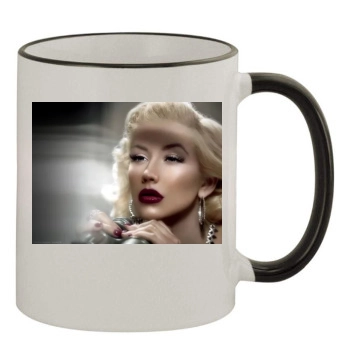 Christina Aguilera 11oz Colored Rim & Handle Mug