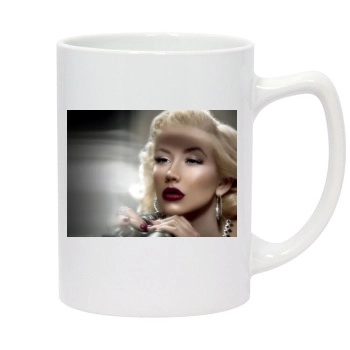 Christina Aguilera 14oz White Statesman Mug