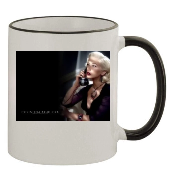 Christina Aguilera 11oz Colored Rim & Handle Mug