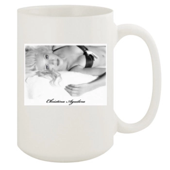 Christina Aguilera 15oz White Mug