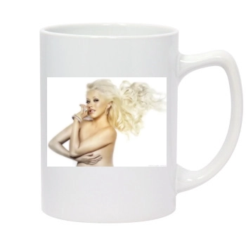 Christina Aguilera 14oz White Statesman Mug