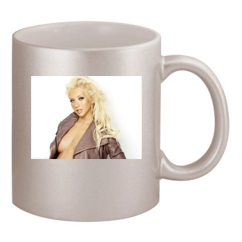 Christina Aguilera 11oz Metallic Silver Mug