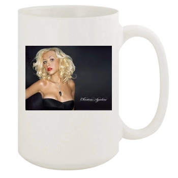 Christina Aguilera 15oz White Mug