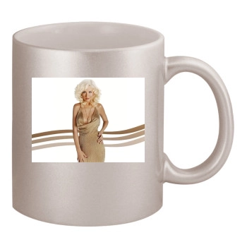 Christina Aguilera 11oz Metallic Silver Mug