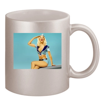 Christina Aguilera 11oz Metallic Silver Mug