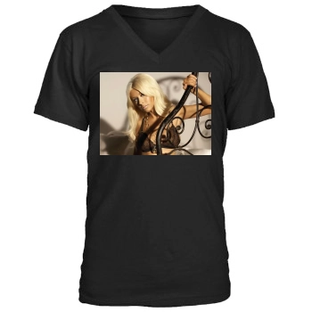 Christina Aguilera Men's V-Neck T-Shirt