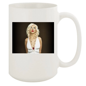 Christina Aguilera 15oz White Mug