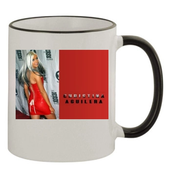 Christina Aguilera 11oz Colored Rim & Handle Mug