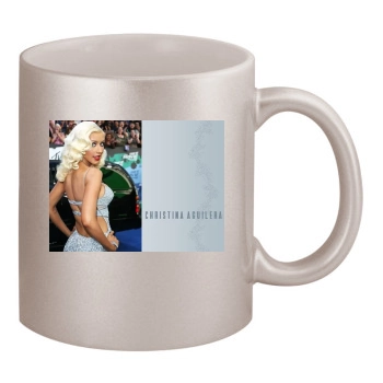 Christina Aguilera 11oz Metallic Silver Mug