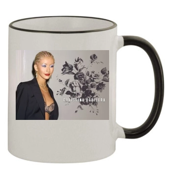 Christina Aguilera 11oz Colored Rim & Handle Mug