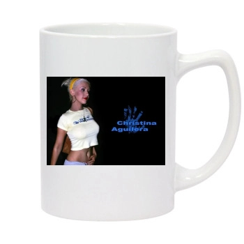 Christina Aguilera 14oz White Statesman Mug