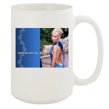 Christina Aguilera 15oz White Mug