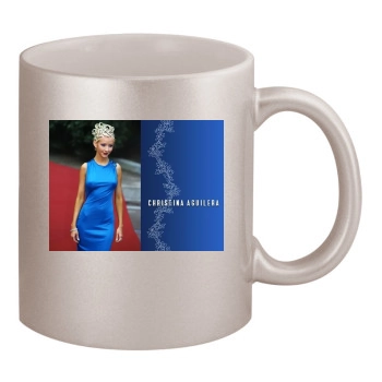 Christina Aguilera 11oz Metallic Silver Mug