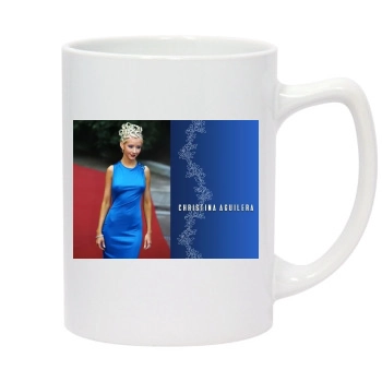 Christina Aguilera 14oz White Statesman Mug