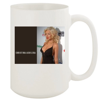 Christina Aguilera 15oz White Mug