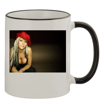 Christina Aguilera 11oz Colored Rim & Handle Mug