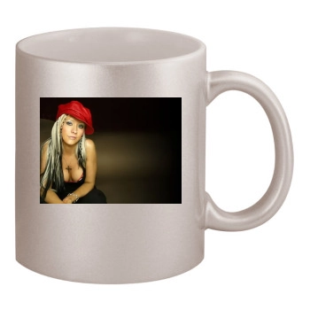 Christina Aguilera 11oz Metallic Silver Mug