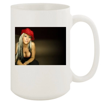 Christina Aguilera 15oz White Mug