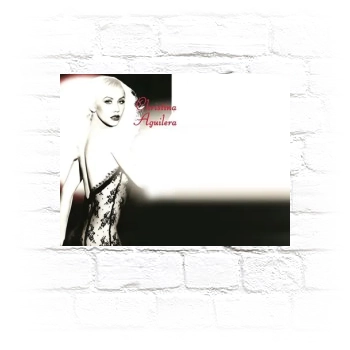 Christina Aguilera Metal Wall Art