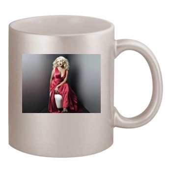 Christina Aguilera 11oz Metallic Silver Mug