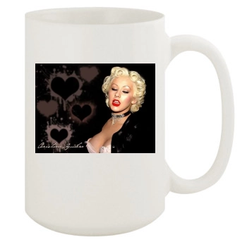 Christina Aguilera 15oz White Mug