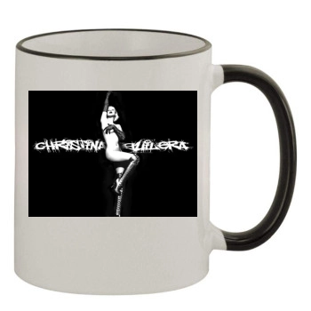 Christina Aguilera 11oz Colored Rim & Handle Mug