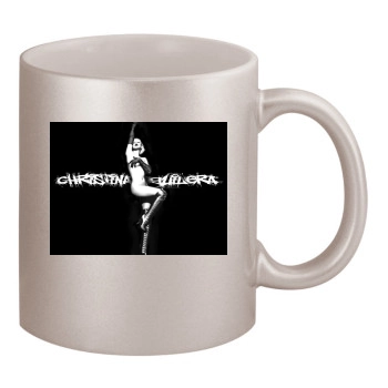 Christina Aguilera 11oz Metallic Silver Mug