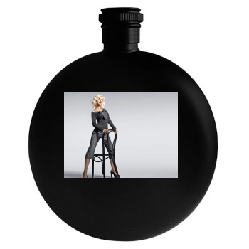 Christina Aguilera Round Flask