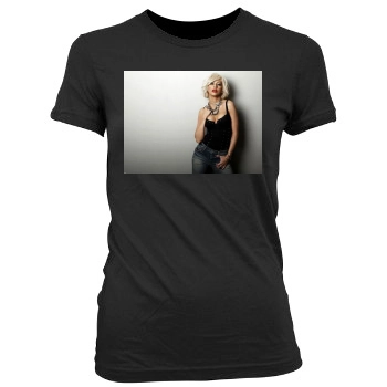 Christina Aguilera Women's Junior Cut Crewneck T-Shirt