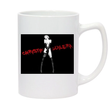 Christina Aguilera 14oz White Statesman Mug