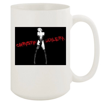 Christina Aguilera 15oz White Mug