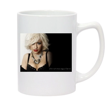 Christina Aguilera 14oz White Statesman Mug